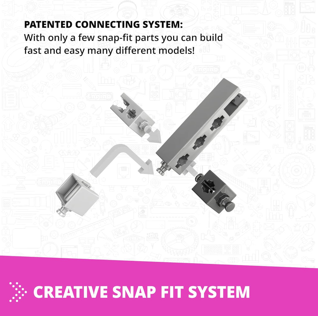 STEM Girls Building Toys, 15 Model Set, Engineering Kit for Ages 6+, Construction Toys, STEM Projects for Young