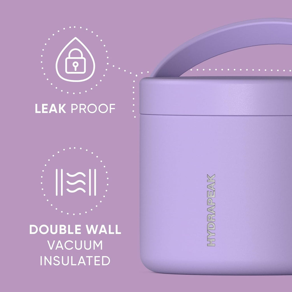 18oz Stainless Steel Vacuum Insulated Food Jar for Hot Food and Cold Food, Wide Mouth Leak-Proof Soup Jar for Adults
