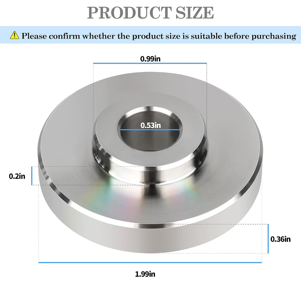 Lawn Mower Blade Mounting Washer, 804-110C Blade Washer for Land Pride Finish at FD AFM Series, Stainless Steel