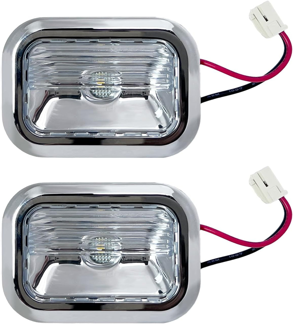 2Packs W11462342 W10843339 W10908166 W10607479 LED Module assembly For Whirlpool Kitchenaid Kenmore Refrigerator Replacement