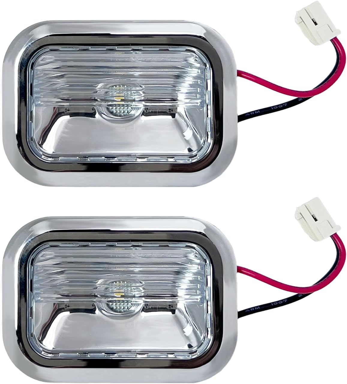 2Packs W11462342 W10843339 W10908166 W10607479 LED Module assembly For Whirlpool Kitchenaid Kenmore Refrigerator Replacement