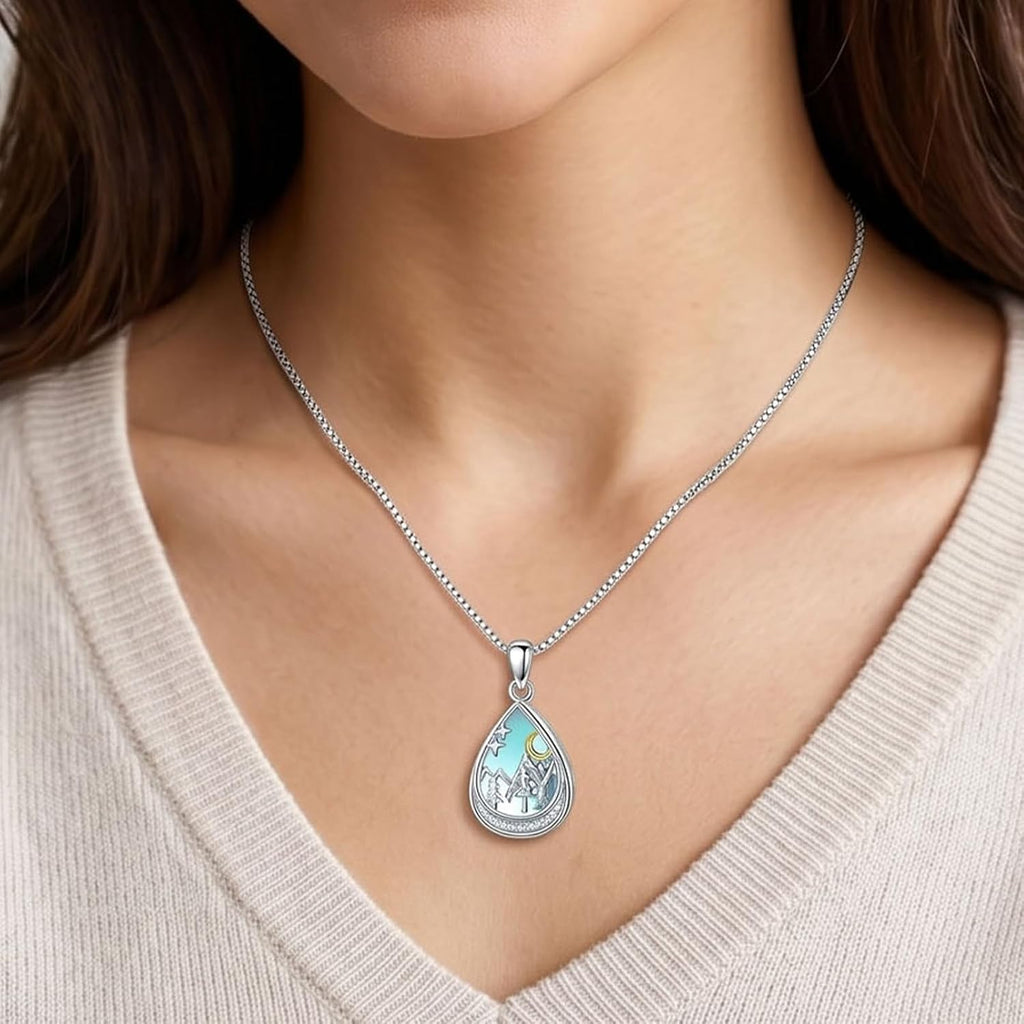Urn Necklaces for Ashes Moonstone Cremation Necklace