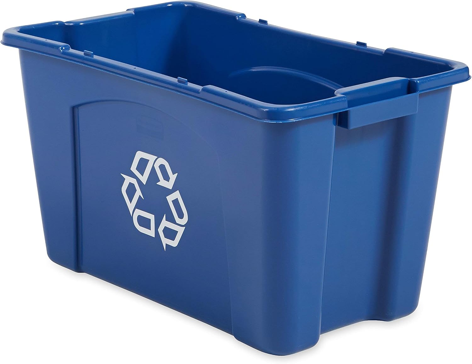 Recycling Bin/Box for Paper and Packaging, Stackable, 18 GAL, for Indoors/Outdoors/Garages/Homes/Commercial