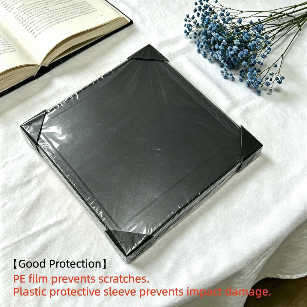 Black Gift Box with Lid 10x10x8 Inches Black Box