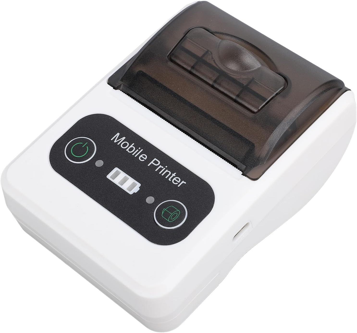 Portable 80mm Thermal Receipt Printer with WiFi Connectivity, Auto- Label & Ticket Printing for Business, Inkless