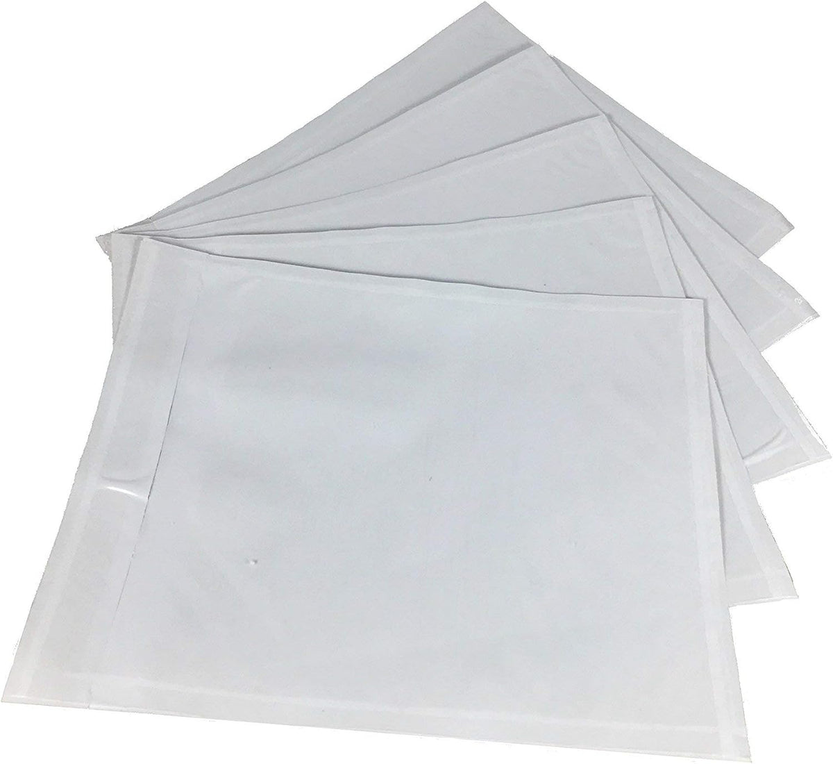 1000 Qty Clear Packing List Enclosed Invoice Envelopes 4.5" x 5.5" Self Sealing Pouches