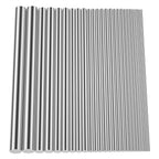 Stainless Steel Rods Assortment Kit, Diameter 1.0-8.0mm for DIY Craft Making, Handle Pin (27 Pieces)