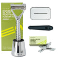 Leaf Two Kit - Two-Blade Safety Razor Set - Chrome