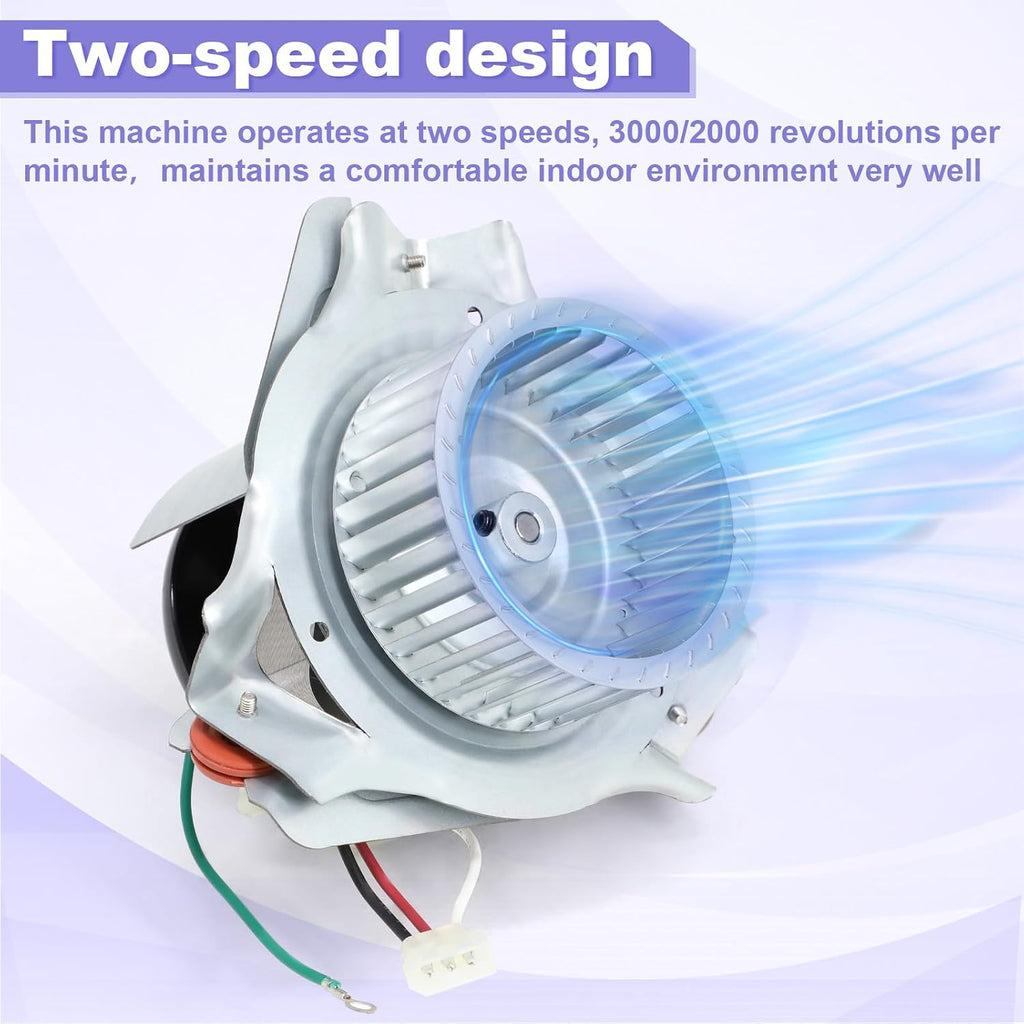 Furnace Draft Inducer Blower Motor Compatible with Carrier, Bryant, Payne 326628-762 Furnace Exhaust Vent Motor Assembly Replacement Packard 66762