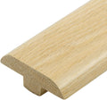 2" Solid Red Oak T-molding 3/4" High Unfinished T Molding Floor Transition Strip, 3 FT Long Wood Threshold Doorways