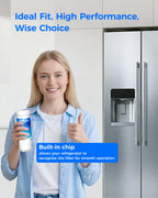 Water Filter Replacement for GE XWFE, Built-in Chip, 2 Pack