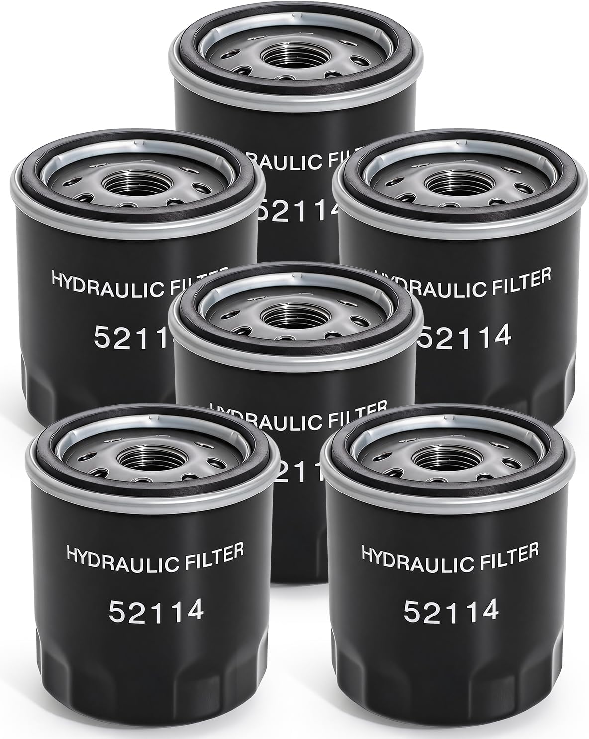 52114 Transmission Oil Filter 6 Pack For Hydro-Gear Toro 109-3321 Exmark