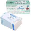 Omnia 200 Pcs Self Sealing Sterilization Pouches 3.5” x 5.25” | Dual Indicators Autoclave Sterilizer Bags for Dental