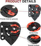 Strada 2 Strada 3 Visor Mechanism - PSLER Motorcycle Helmet Tinted Visor Base Plate Replacement for Sedici Strada 2