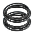 uxcell 2Pcs 3L570 Rubber V Belt, 57" Outer Circ x 0.37" Width x 0.22" Thick