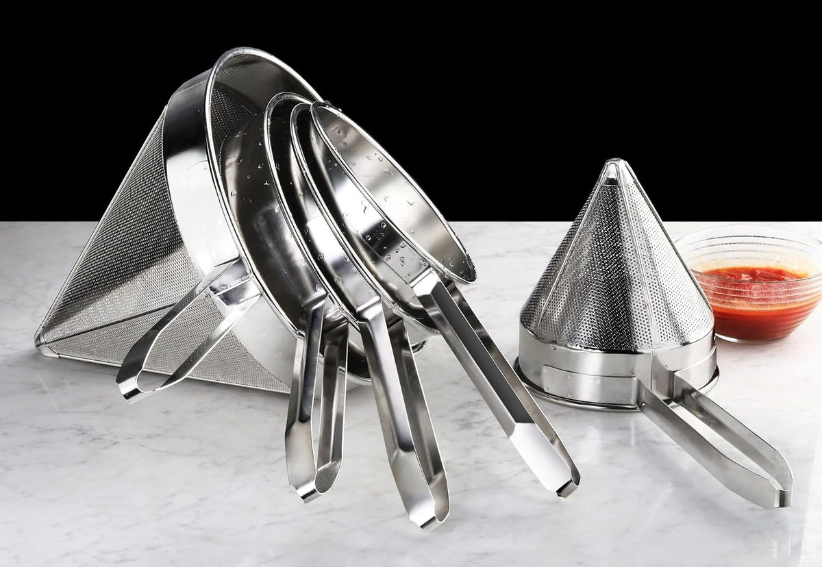 34295 Stainless Steel China Cap Strainer, 9-Inch