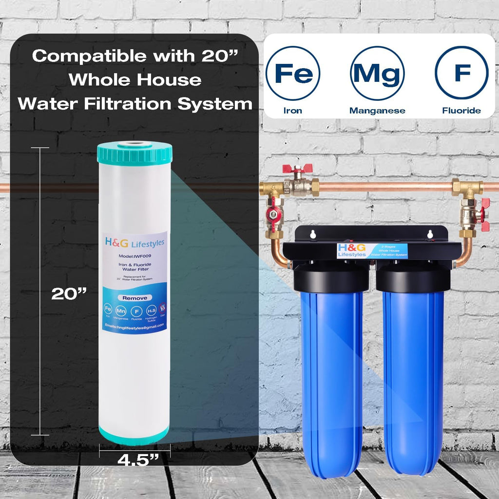 Iron Filter Whole House Water Filter Cartridge Replacement