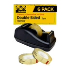 Double Sided Tape with Tape Dispenser, 0.50 in. x 900 in.