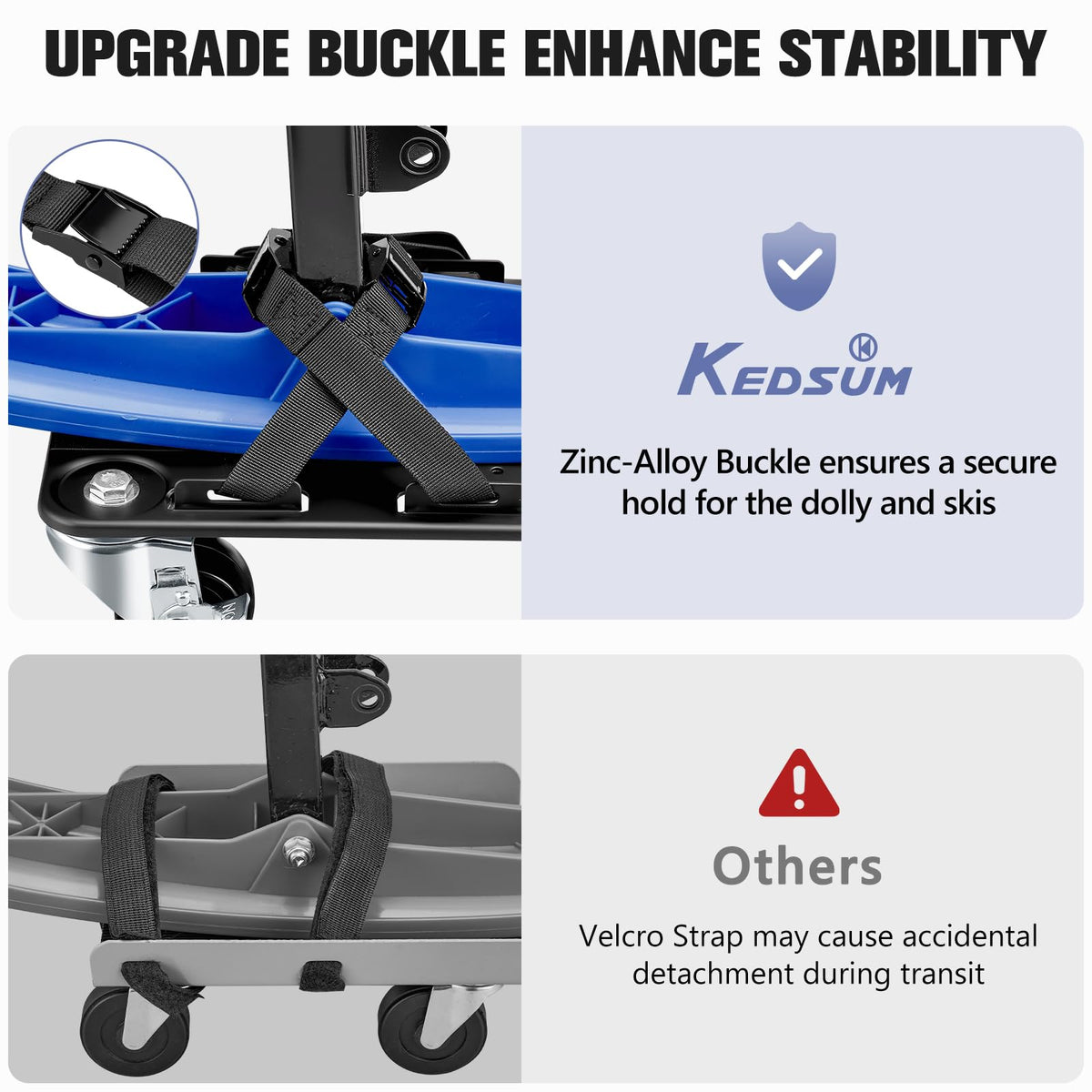 1700LBS Heavy Duty Snowmobile Dolly with 5" Casters
