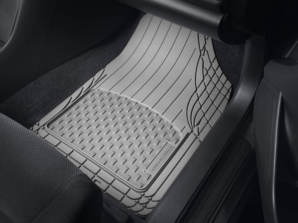 Semi Universal All Weather and Vehicle Trim to Fit Floor Mats - 4-Piece Set Black