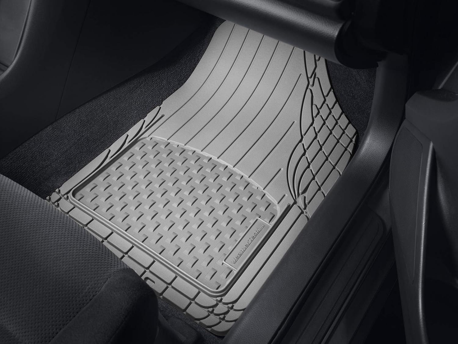 Semi Universal All Weather and Vehicle Trim to Fit Floor Mats - 4-Piece Set Black