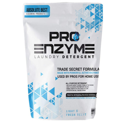 Pro-Enzyme Laundry Detergent Powder, Non-Irritating Professional Strength Natural Active Enzymes - Powerful Sweat