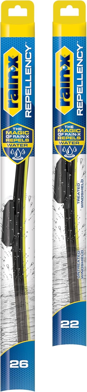 810356 Repellency Water Repellent Wiper Blades, 26" & 22" Windshield Wipers, All Weather Streak-Free for Enhanced