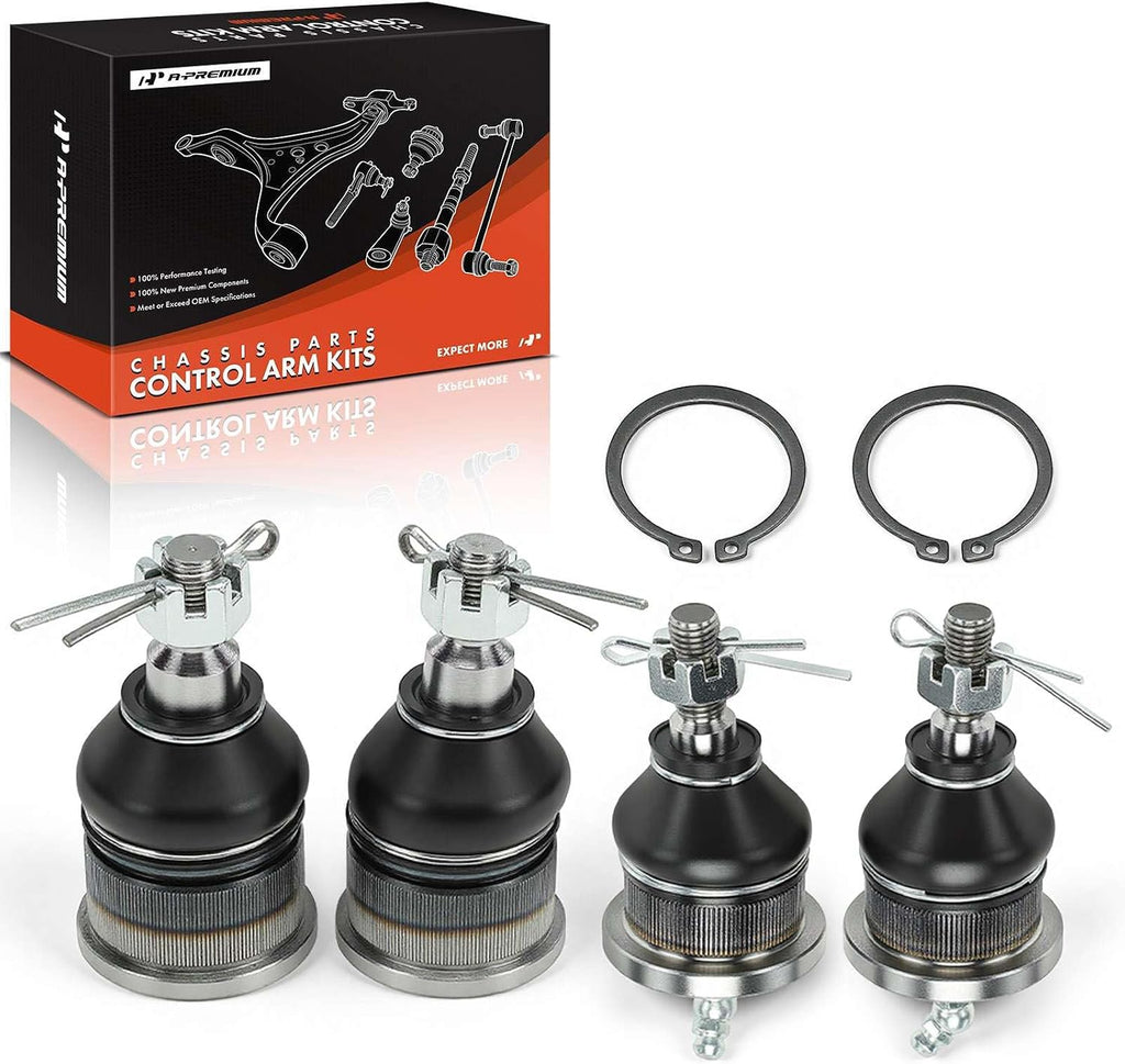 A-Premium Front Upper & Lower Ball Joint Kit - Forge Steel