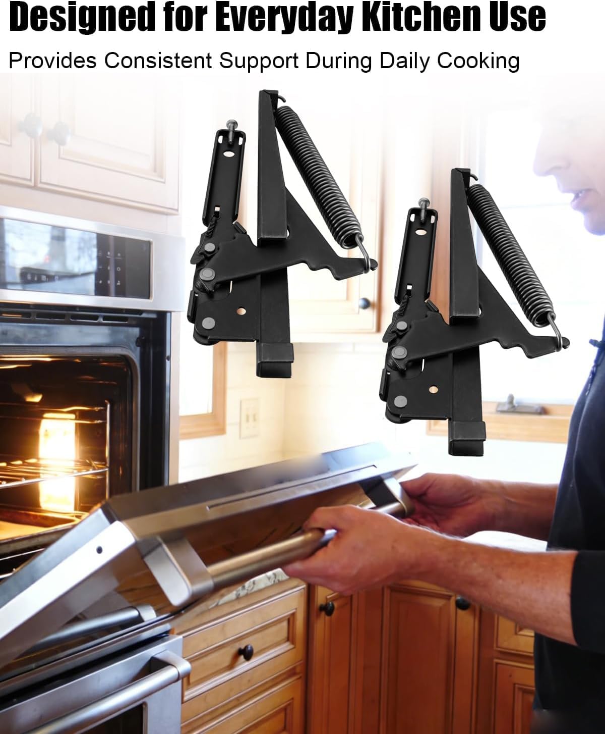 Oven Door Hinge Compatible with Viking PC020003, Hinge Assy Replaces AP5315866 811468 Upgraded & Durable