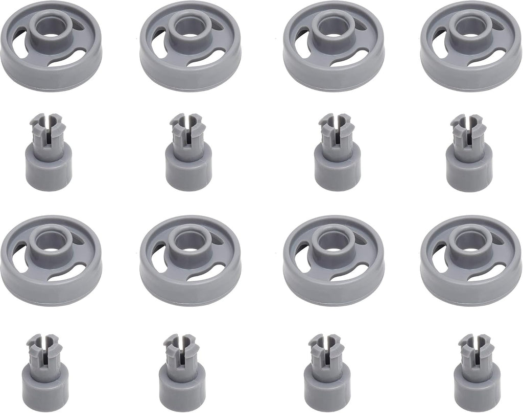BlueStars 8 Packs WD12X10231 Dishwasher Lower Rack Wheel with Stud