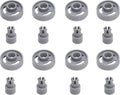 BlueStars 8 Packs WD12X10231 Dishwasher Lower Rack Wheel with Stud
