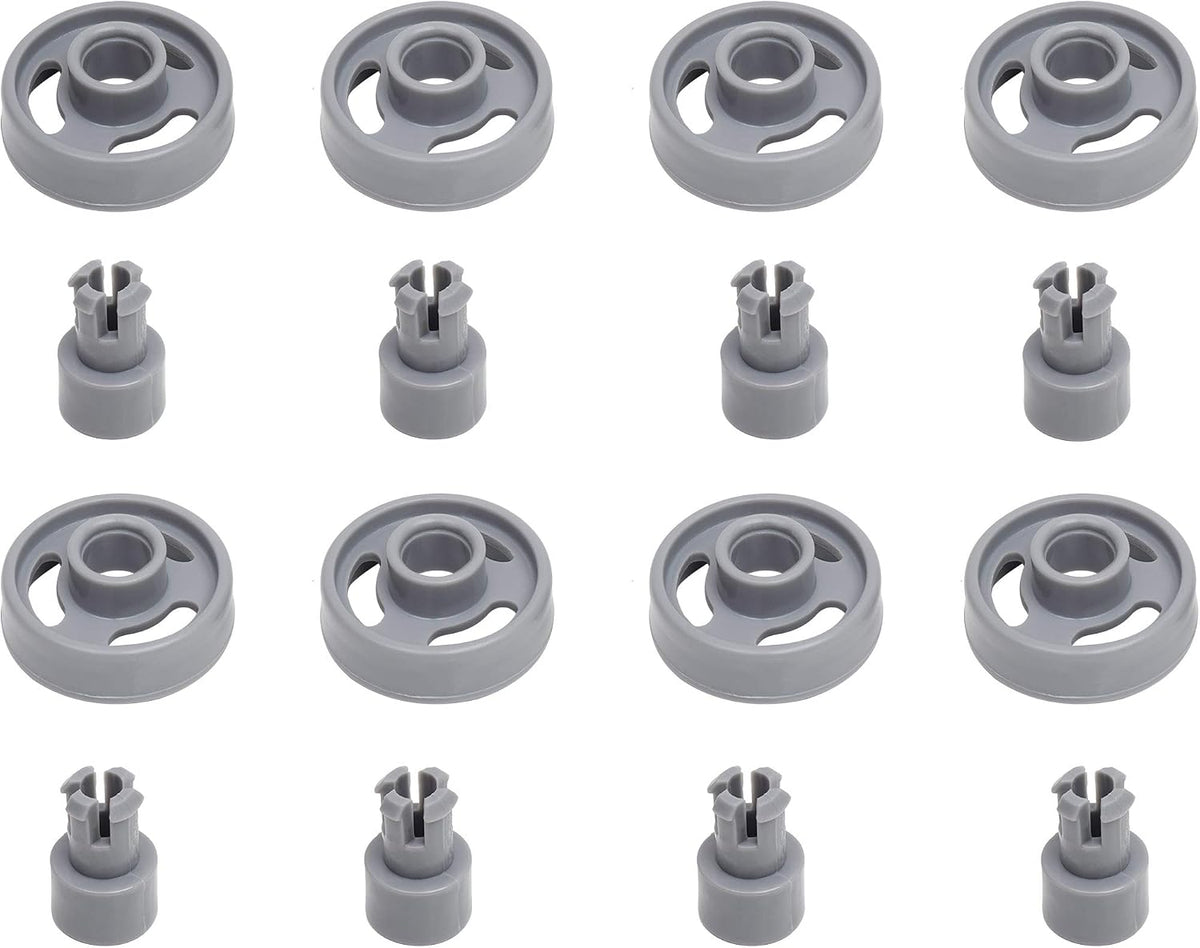 BlueStars 8 Packs WD12X10231 Dishwasher Lower Rack Wheel with Stud