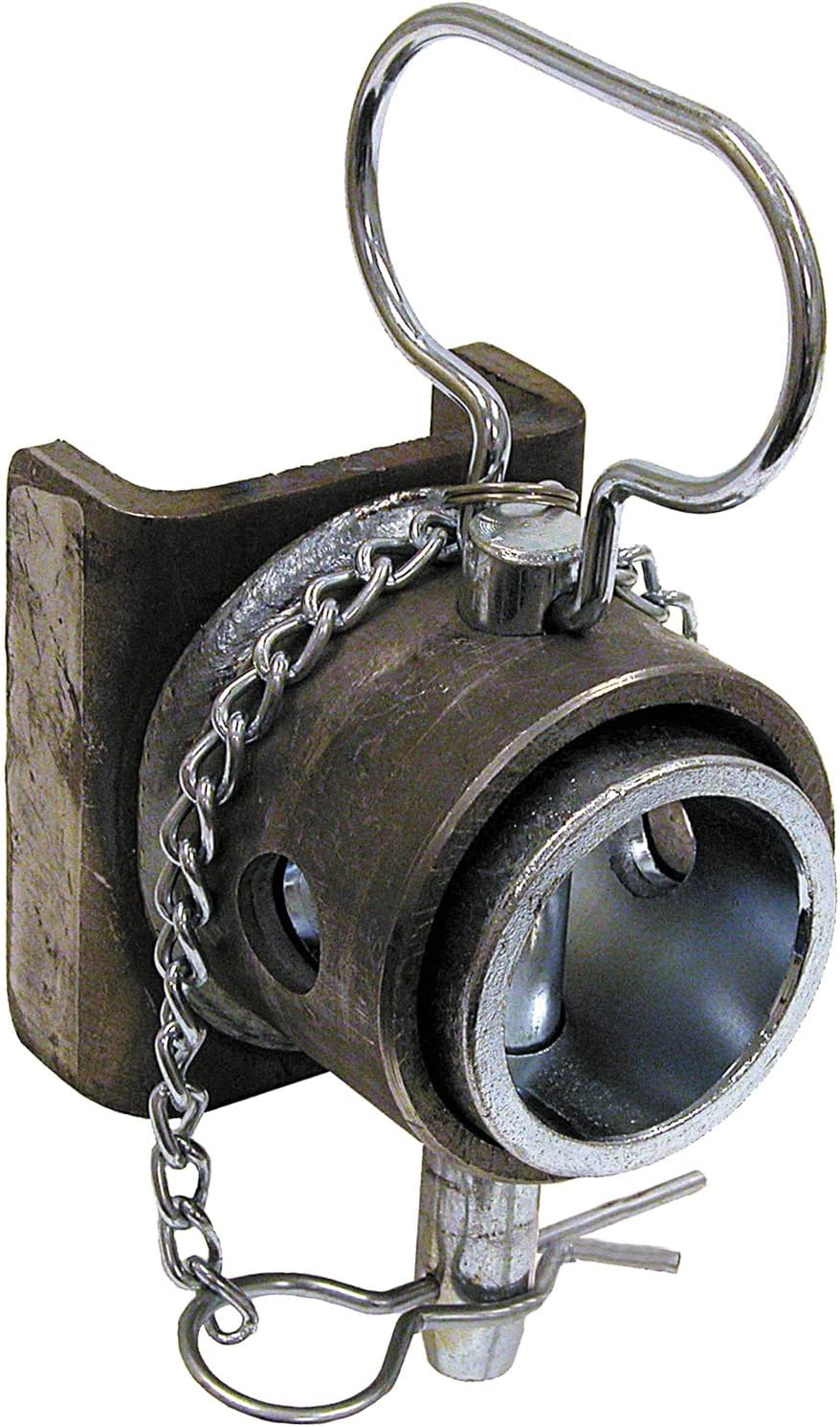 Buyers Products 3005528 Replacement Swivel Jack Mount, Weld On Trailer A Frame Jack Mount Kit with Safety Pin Chain