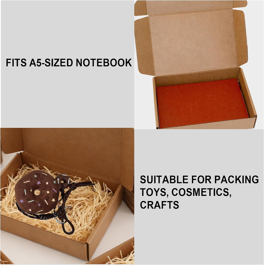 Brown mailer Boxes 9x6x2, 20 Pack Shipping Boxes for Small Business & Gifts