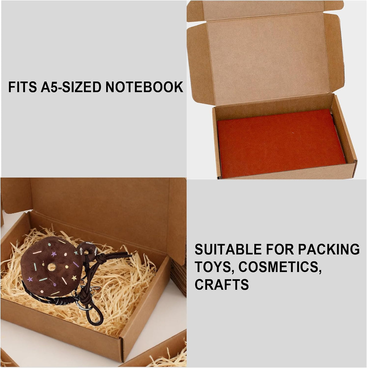 Brown mailer Boxes 9x6x2, 20 Pack Shipping Boxes for Small Business & Gifts