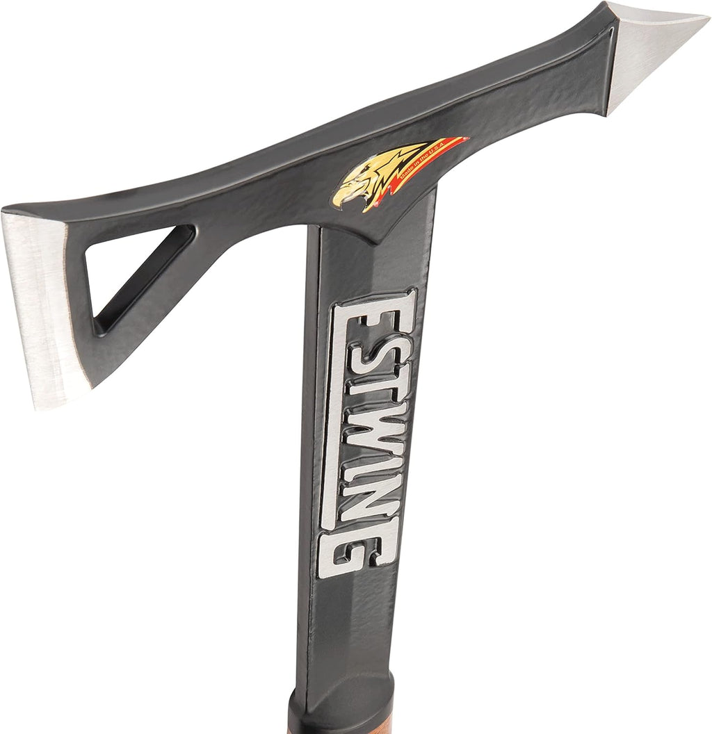 16.25" Tomahawk Axe, 16.25" Leather Grip Survival Axe, ETA | Made in USA, Outdoor Versatility, Genuine Leather Grip