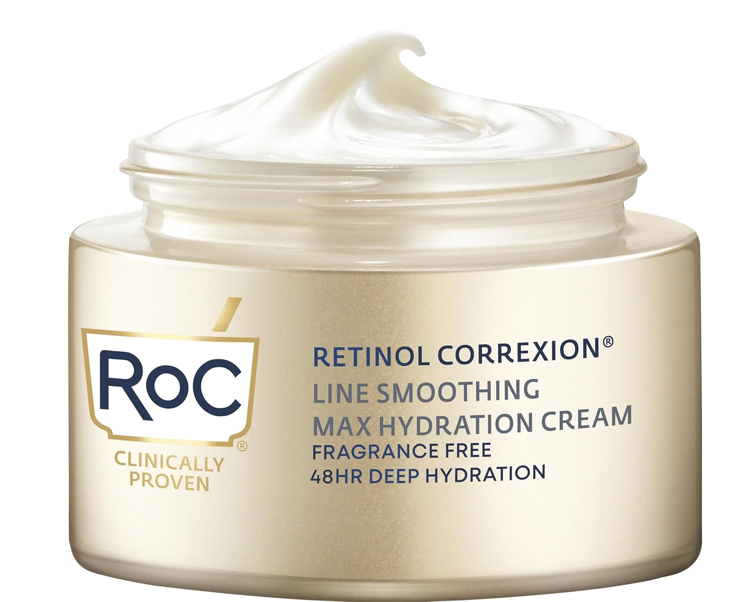 Retinol Correxion Max Hydration Anti-Aging Daily Face Moisturizer with Hyaluronic Acid, Fragrance-Free, Oil Free Skin