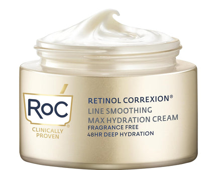 Retinol Correxion Max Hydration Anti-Aging Daily Face Moisturizer with Hyaluronic Acid, Fragrance-Free, Oil Free Skin