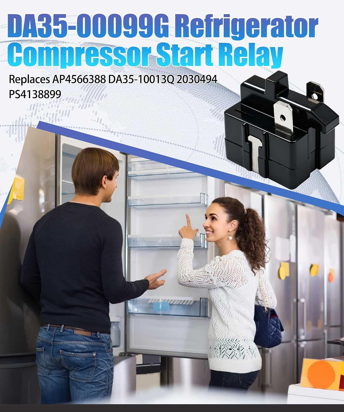 DA35-00099G Refrigerator Compressor Start Relay