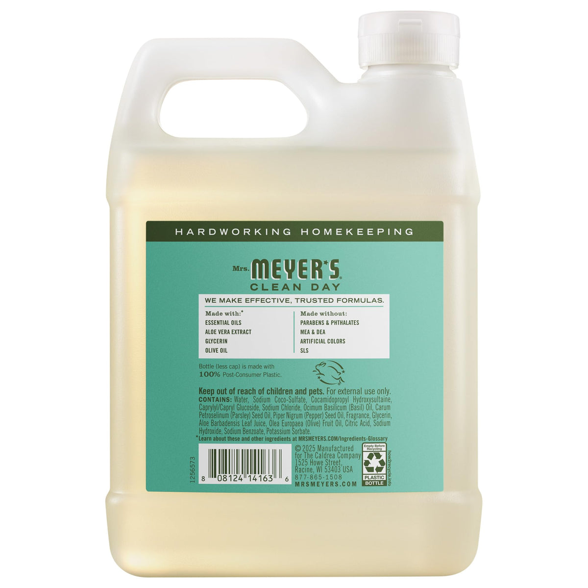 CLEAN DAY Liquid Hand Soap Refill, Basil, 33 fl oz