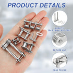 DTGN 2Pcs ANSI #40 Roller Chain Connect Link, 12.70mm Pitch