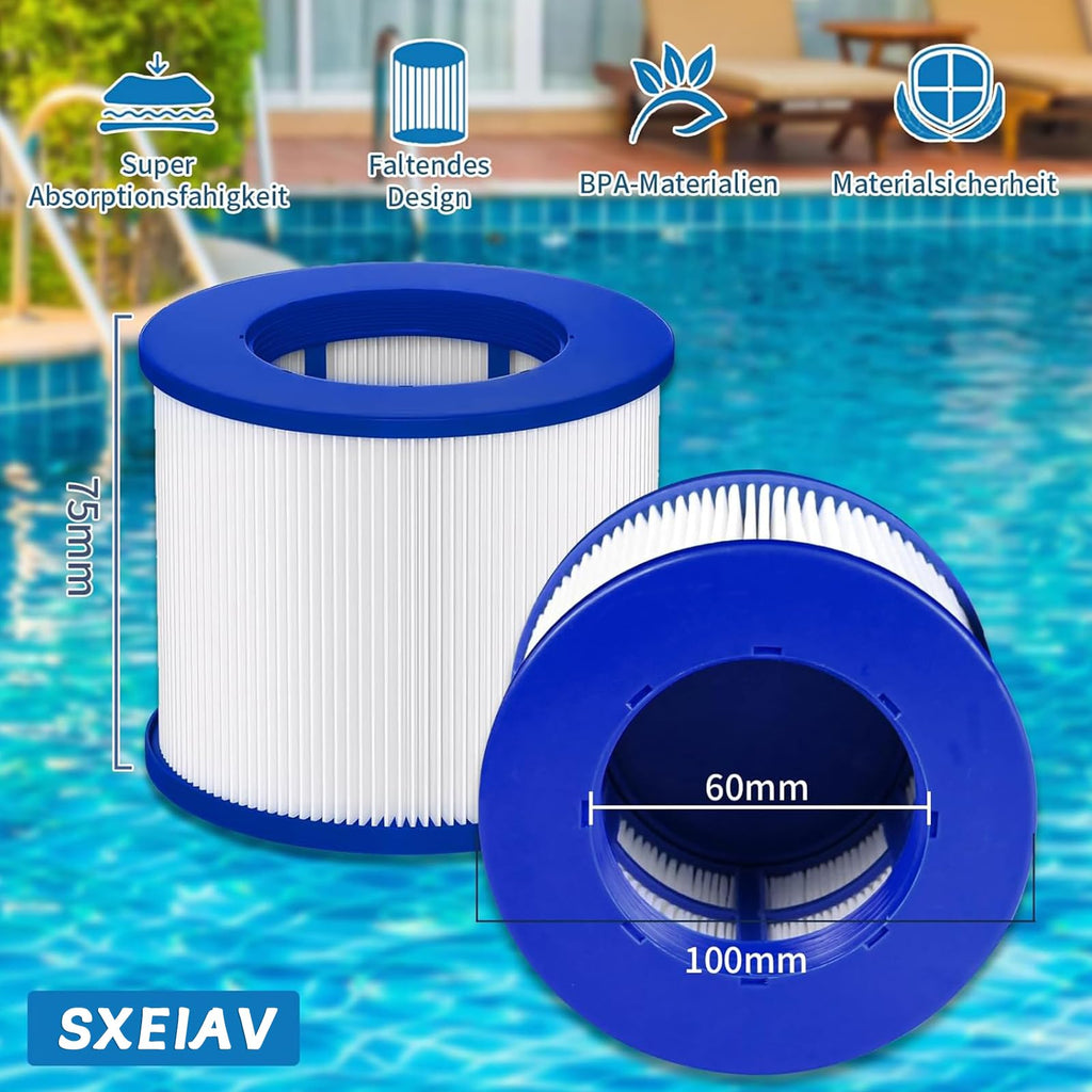 Hot Tub Replacement Threaded Filter Cartridges