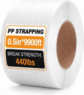 1/2 in Strapping, 440 Lbs Heavy Duty Polypropylene Strapping Roll