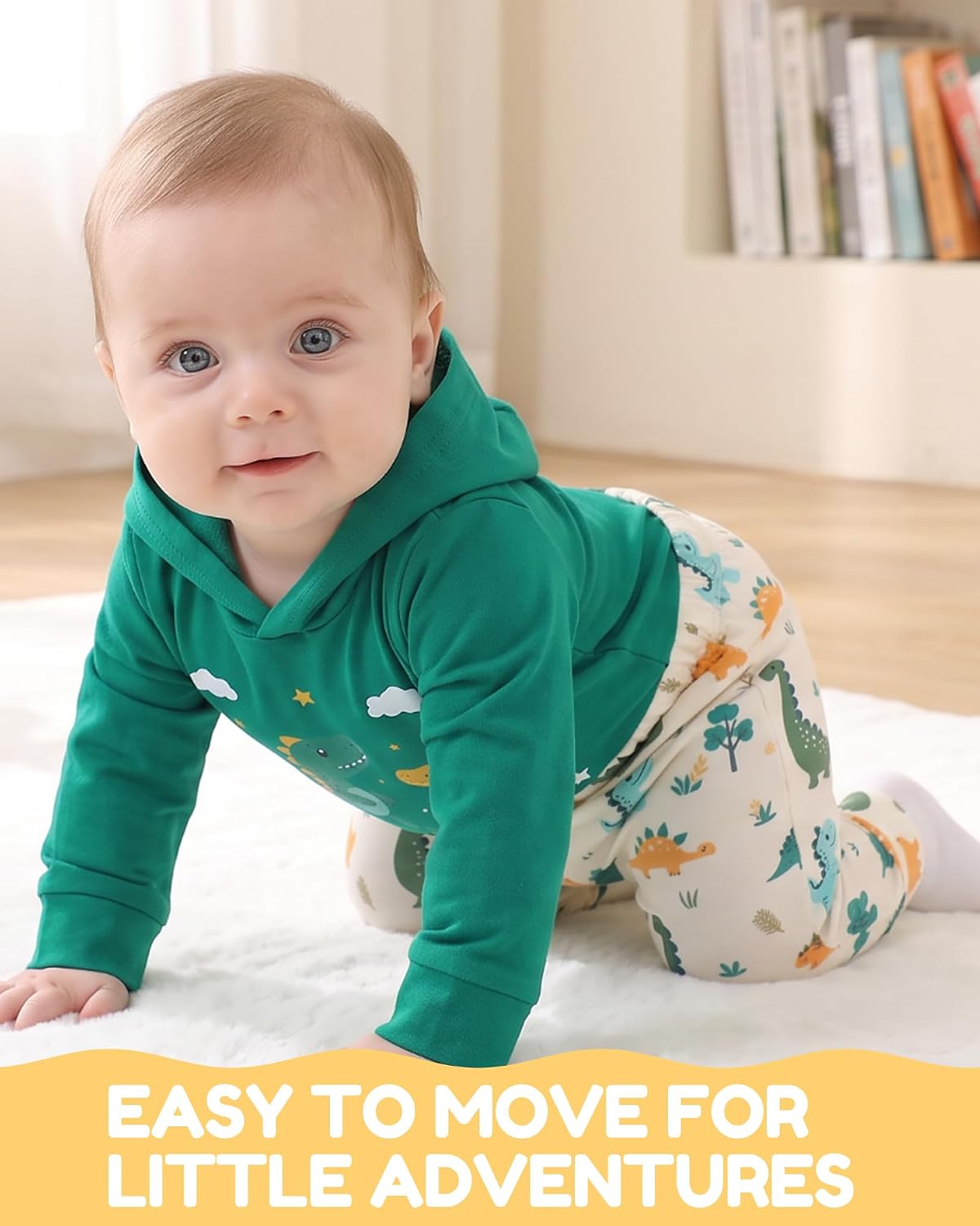 Baby Boy Clothes Newborn Infant Toddler Clothing Outfit Hooded Romper Pants 2 Piece Set Newborn 0 3 6 12 18 Months