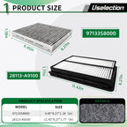 Engine & Cabin Air Filter Kit for Palisade (2020-2026)