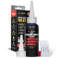 Black Medium-Thick CA Glue Pro Kit (2 oz) – Rubber-Toughened, Impact-Resistant Cyanoacrylate Super Glue – for Durable