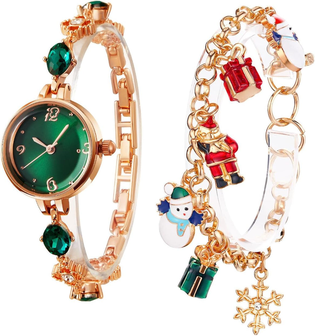 Women's Bracelet Watch Round Mini Watches for Women Waterproof Exquisite Christmas Gifts for Women
