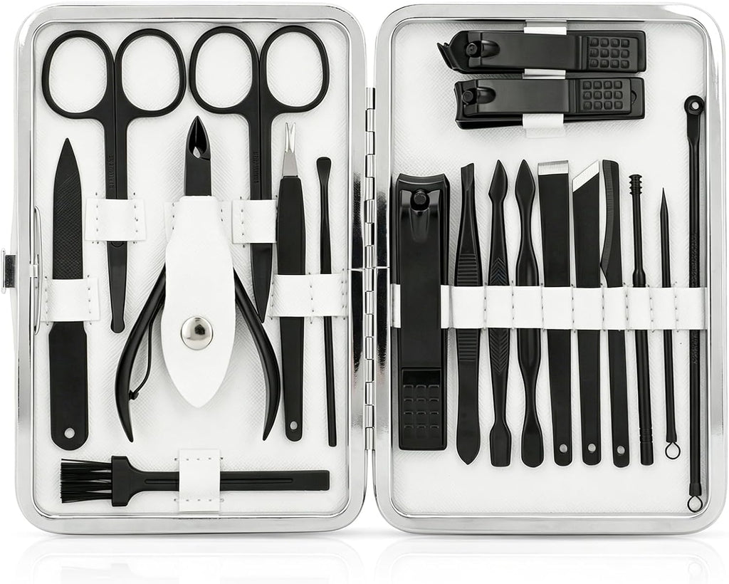 19-Piece Stainless Steel Manicure & Pedicure Set