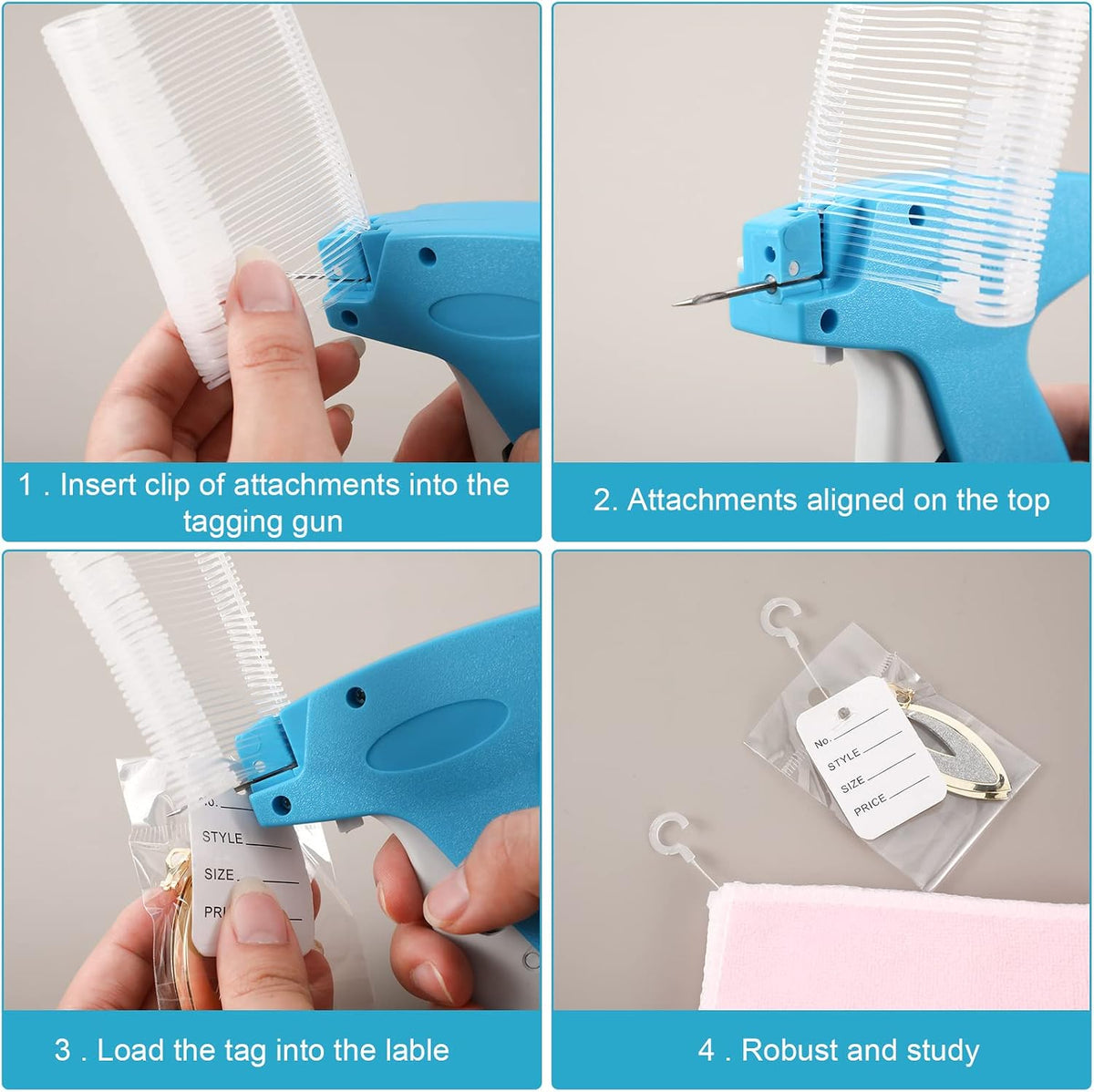 1506 Pcs Tagging Gun for Clothing Set, Clothes Tagging Applicator