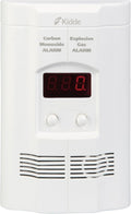 Carbon Monoxide + Explosive Gas, Natural Gas & Propane Alarm, Plug-in with 9V Battery Backup, Digital Display, 85 dB